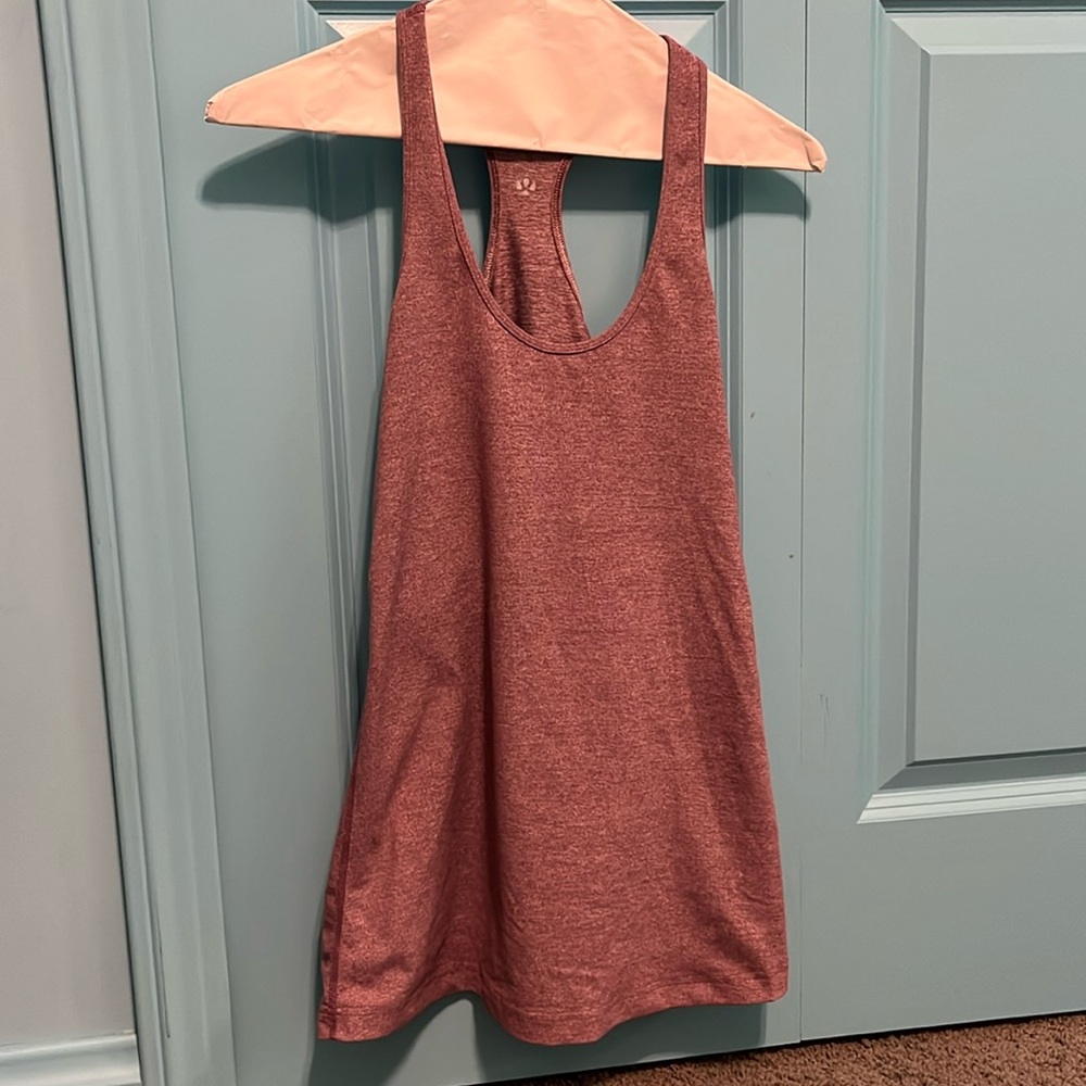 Purple soft lululemon workout tank